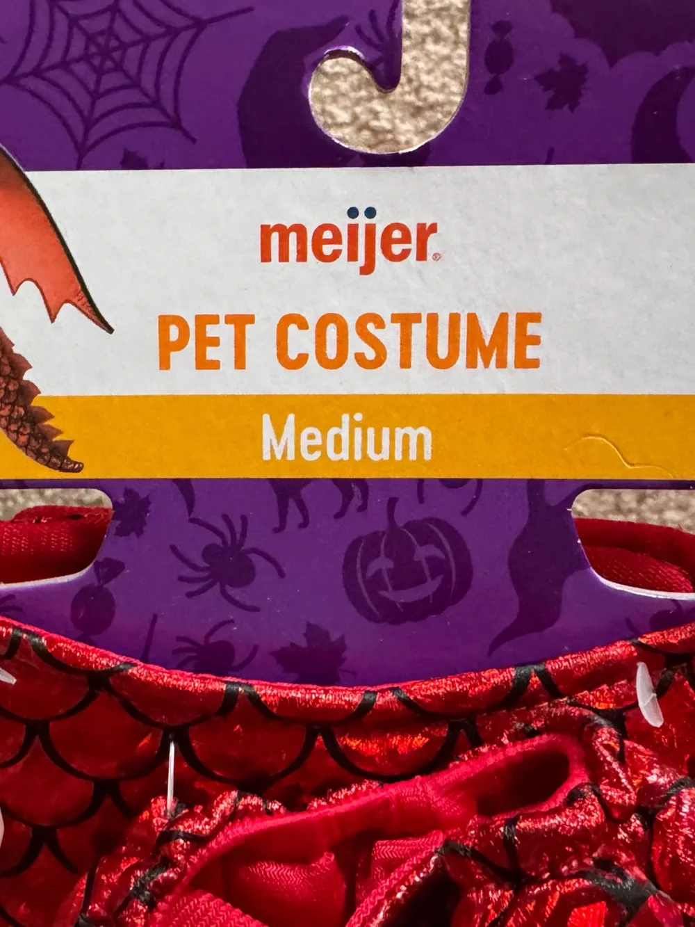 Red Dragon DogCostume Hat and Cape Set